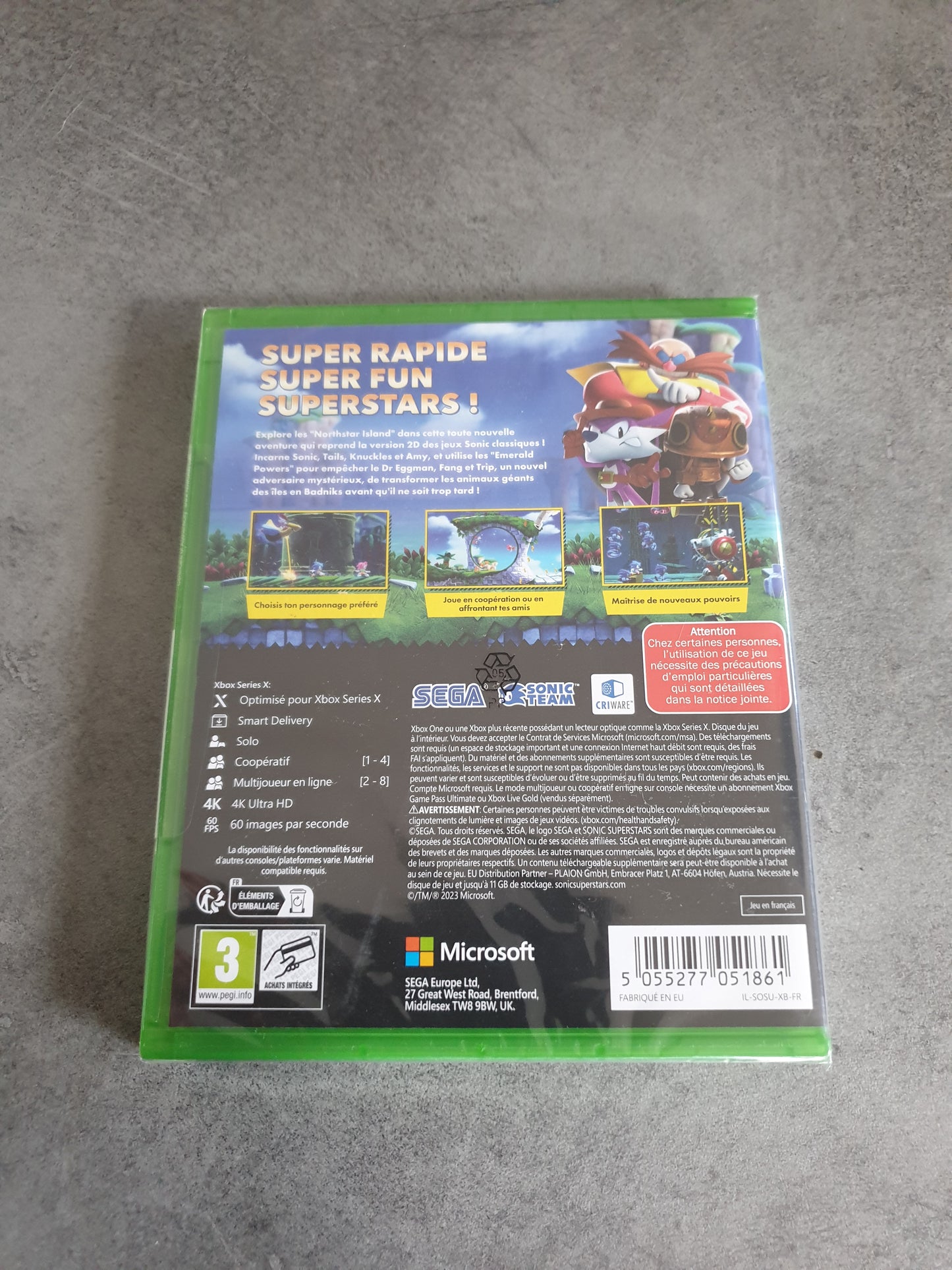 Sonic Superstars - Microsoft Xbox One / Series X - Neuf Scellé FR