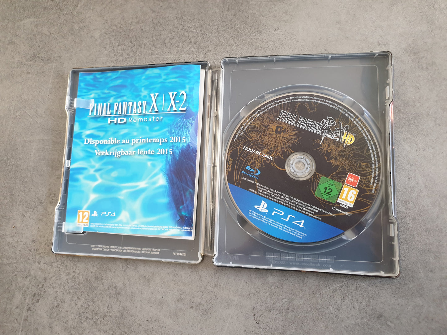 Final Fantasy Type 0 HD Steelbook - PS4 Playstation 4 - Complet PAL FR