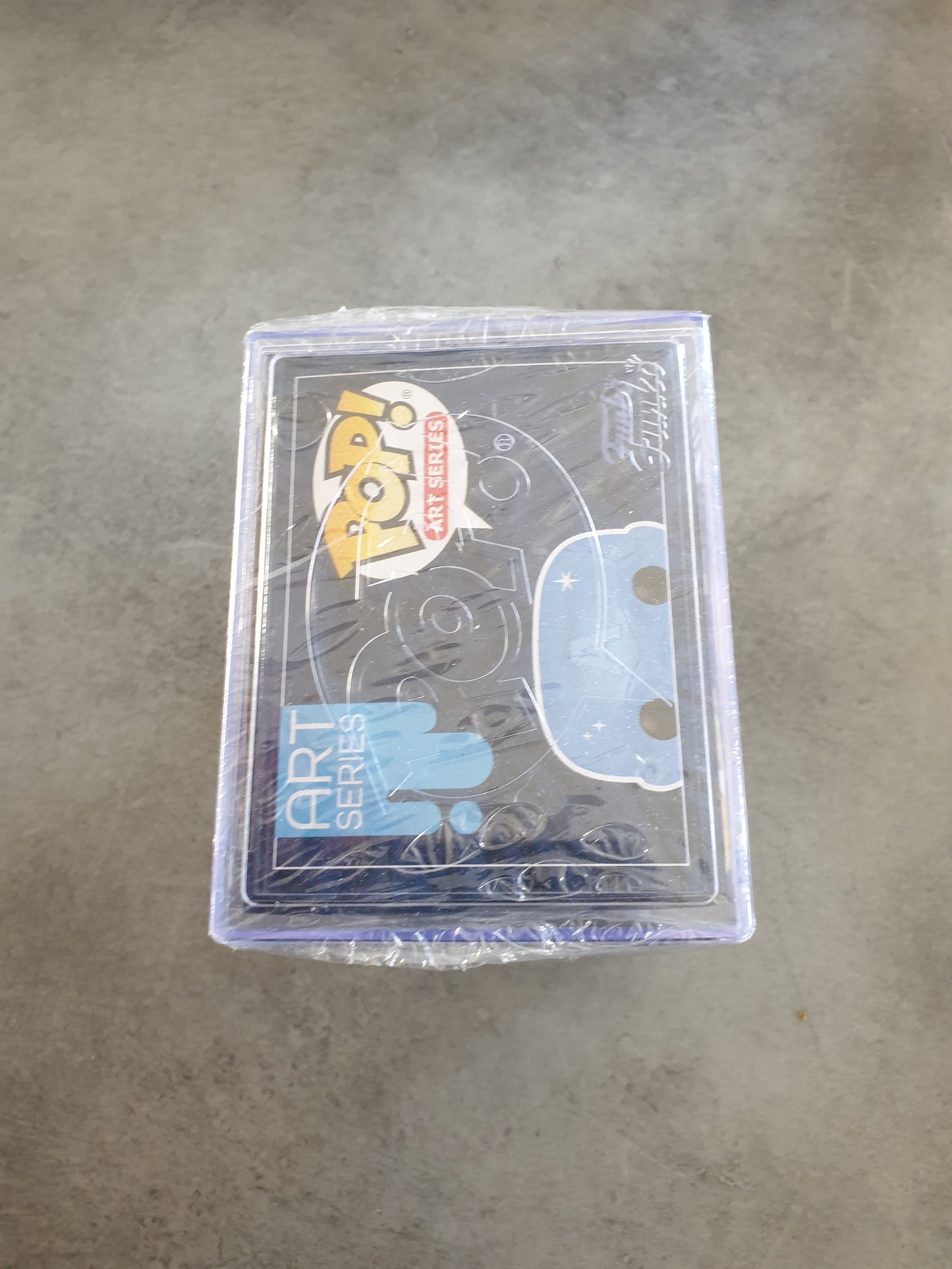 Figurine Funko Pop! Captain America - art Series Marvel The Infinity Saga n°46 + Hard Box - Neuf