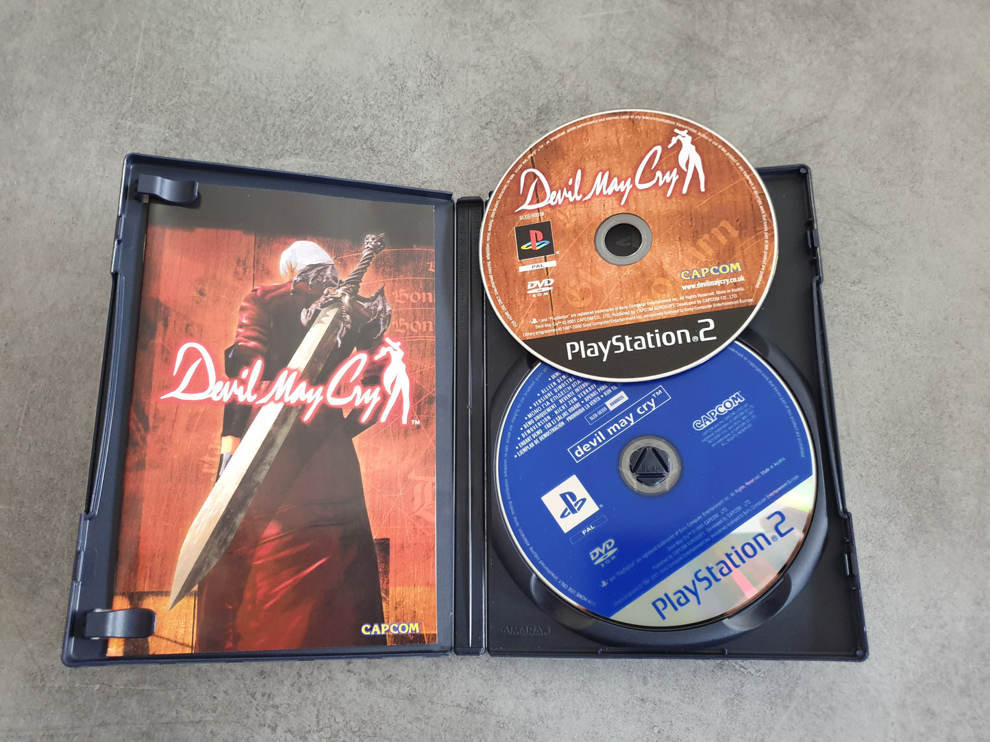 Devil May Cry - Sony PlayStation 2 - Complet PAL FR - Bundle Disque Presse Promo Avec