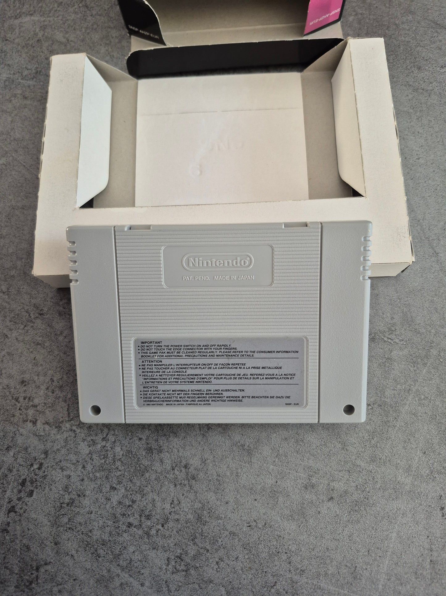 Super Nintendo / Snes - Marvel Super Heroes In War Of The Gems - EUR FR