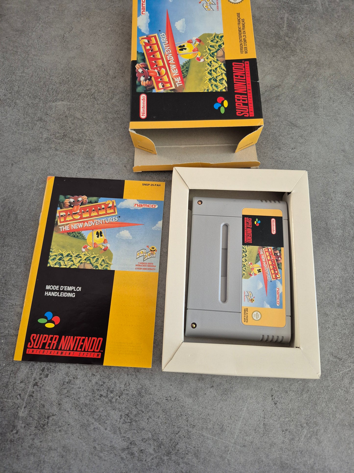 Super Nintendo Pac Man 2 ~ The New Adventures ~ FRA FAH - Super état - Complet