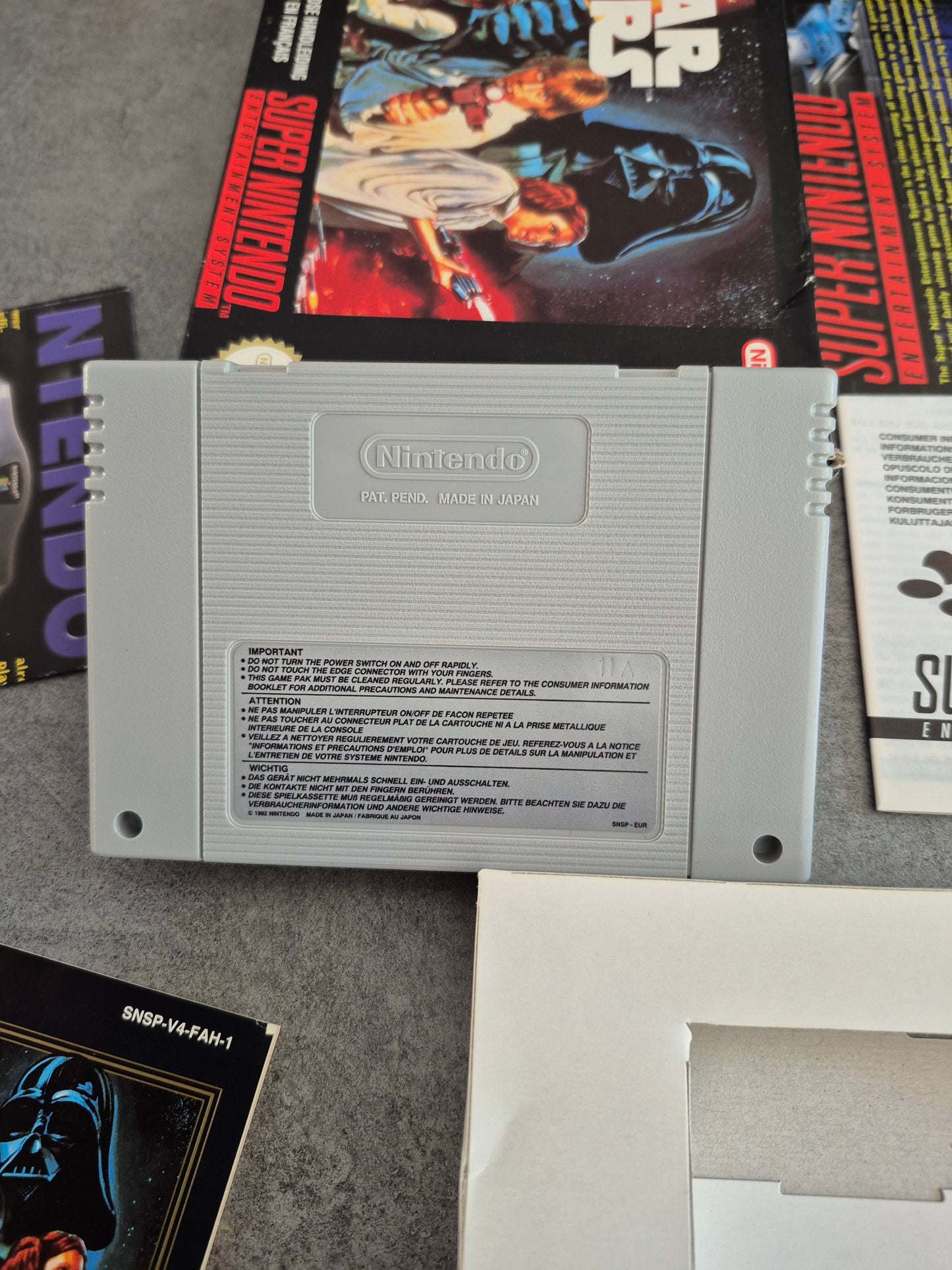Super Nintendo SNES - Super Star Wars - PAL FAH - Complet - Excellent état