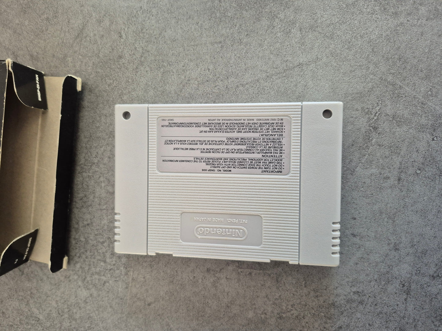 Jeu Dragon's Lair - Super Nintendo - SNES - PAL FAH - Sans Notice