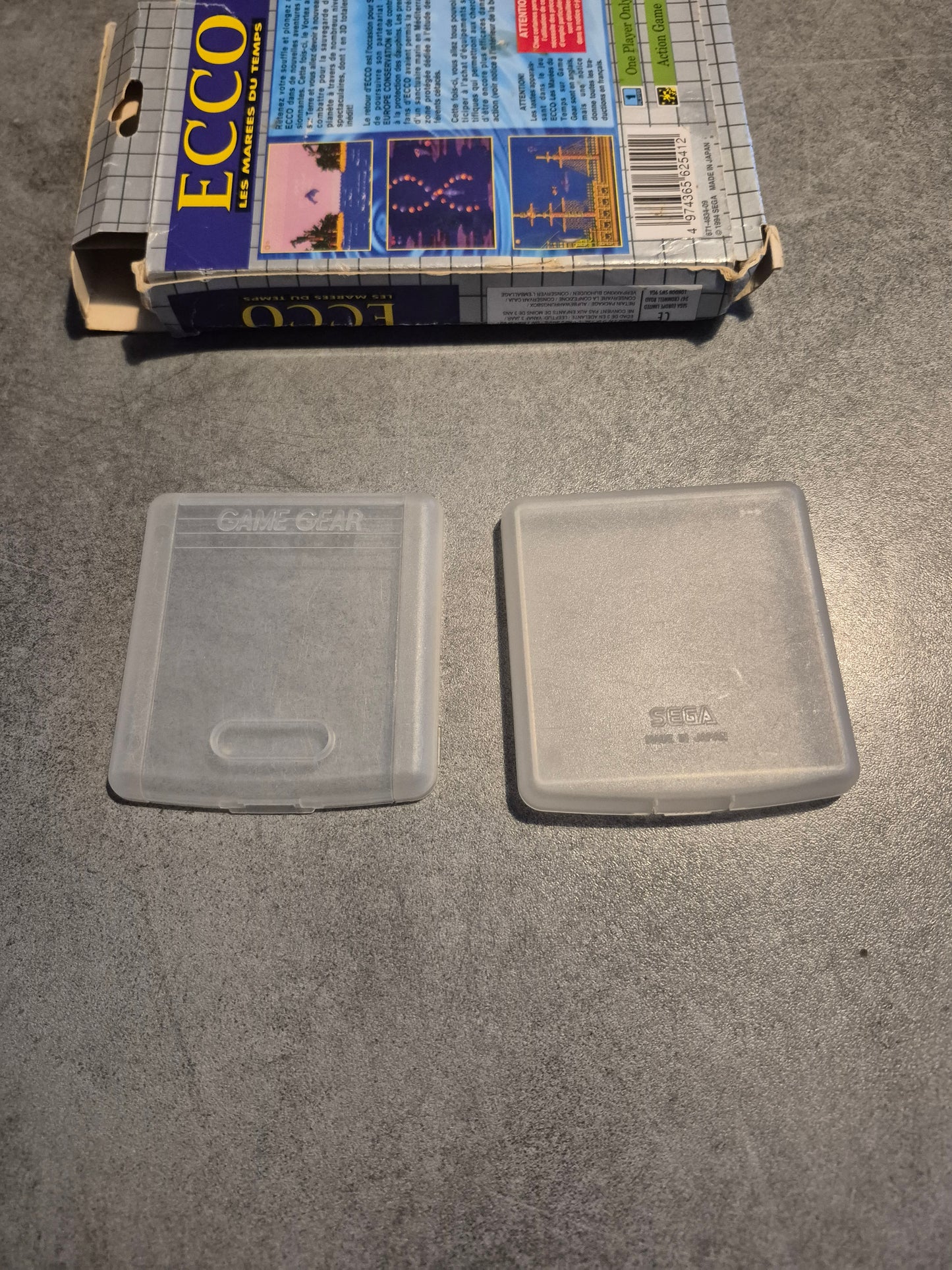 Jeu Ecco Les Marees du temps Sega Game Gear complet Fr