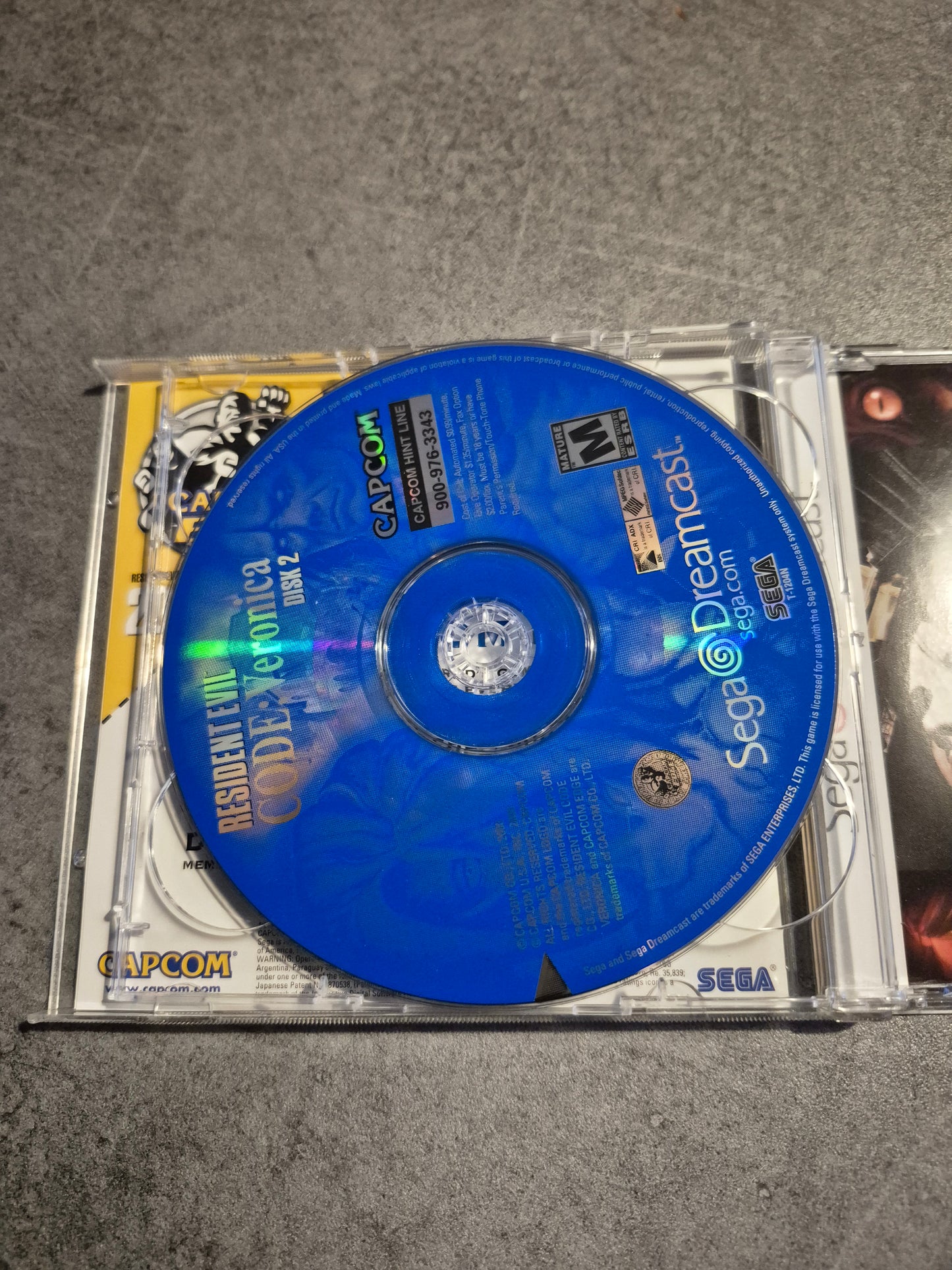 Jeu Resident Evil Code Veronica Sega Dreamcast Complet Ntsc-Us Cib