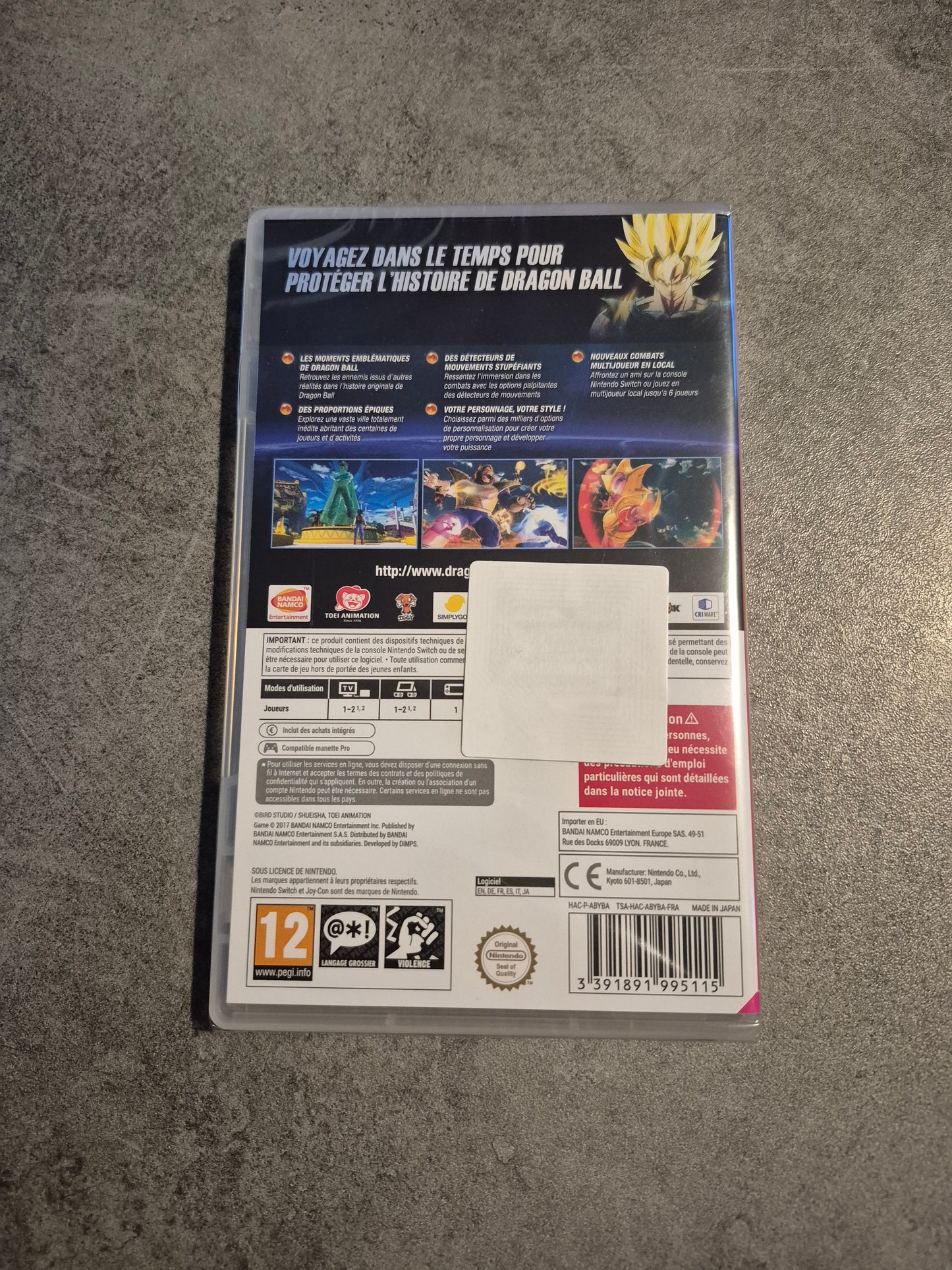 Dragonball Xenoverse 2 - Nintendo Switch - PAL Fr - Neuf sous blister - Bandai