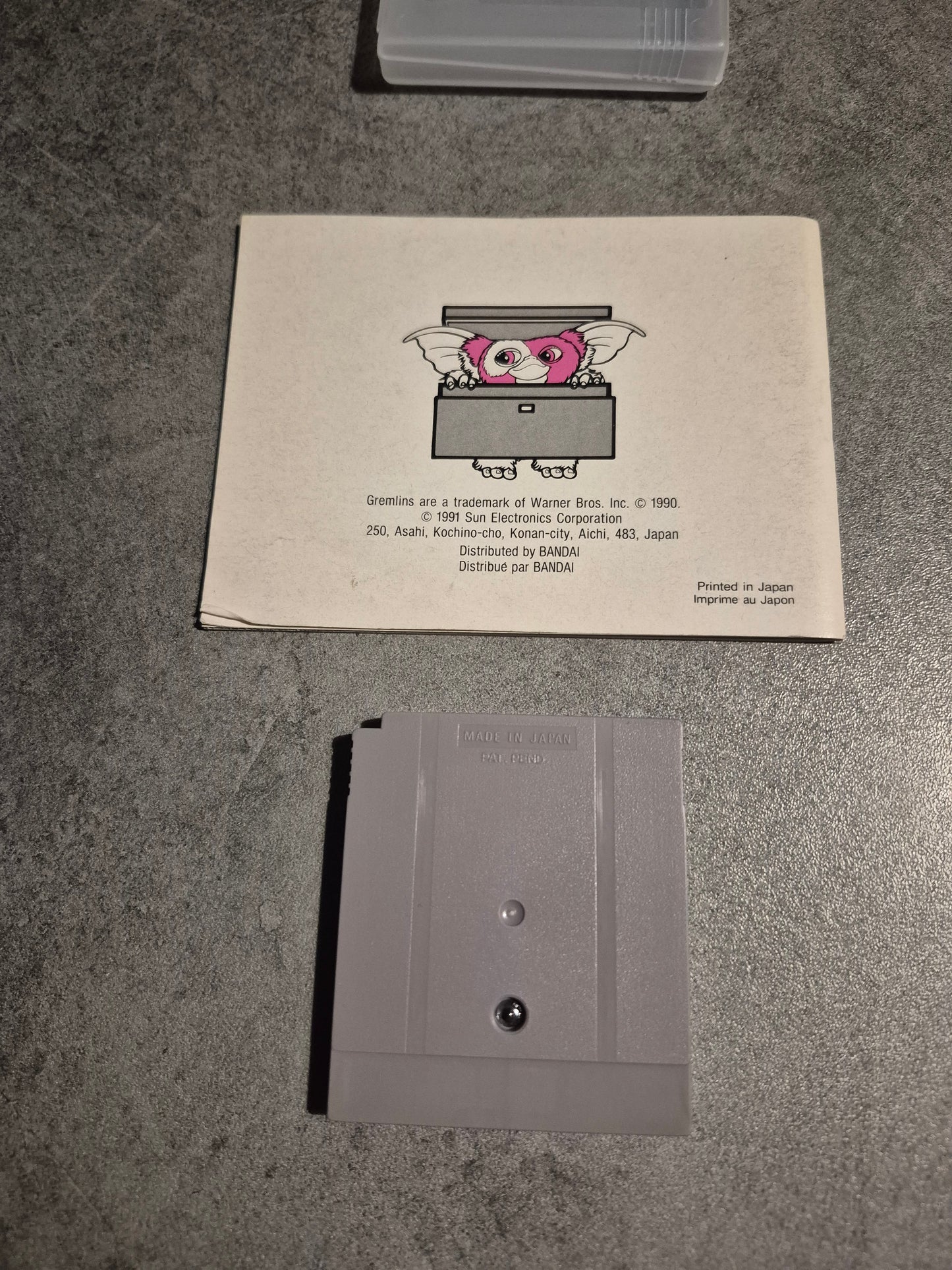 Jeu Gremlins 2: The New Batch – Nintendo Game Boy + Mode d'emploi Pal Fah