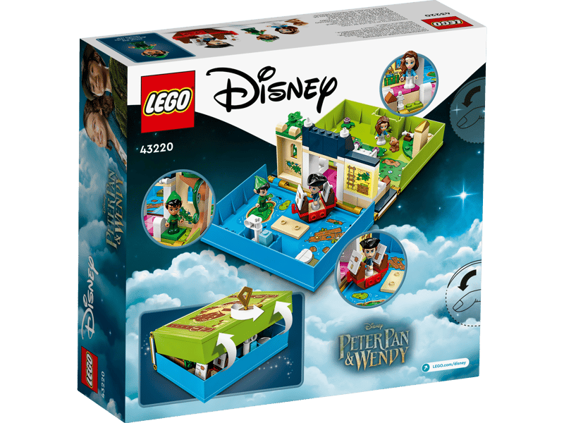 Lego Disney 43220 Les aventures de Peter Pan et Wendy livre d'aventures Neuf