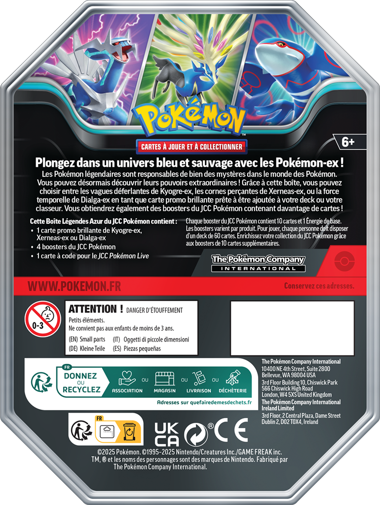 Pokémon : Pokébox Légendes Azur Q1 - 2025 Neuf Scellé Fr