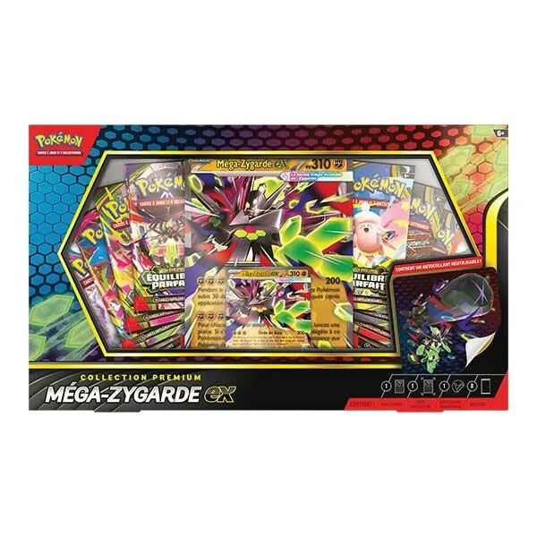 Coffret Premium Méga-Zygarde-ex 8 boosters - Mai 2026 Pokémon Neuf Scellé Fr
