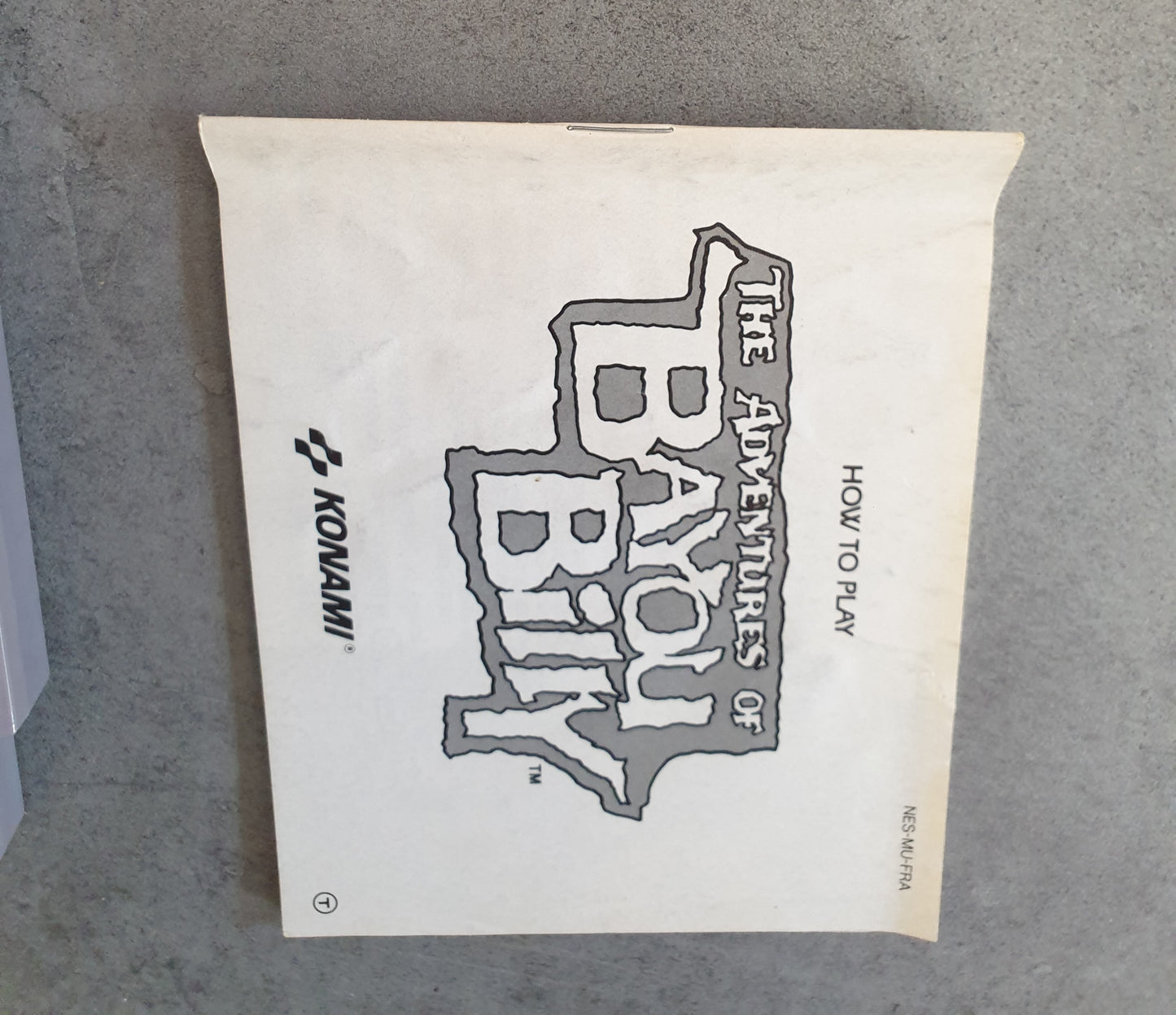 The Adventure Of Bayou Billy Nintendo NES Pal Fra