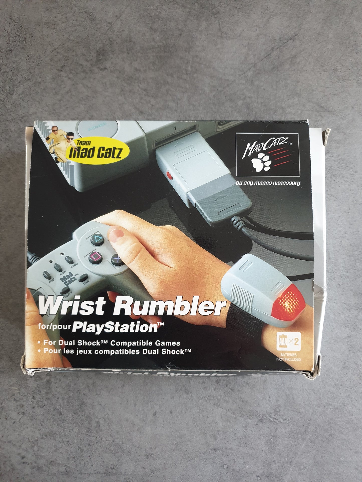 Wrist Rumbler / Vibreur Mad Catz - Sony Playstation PS1 - Complet