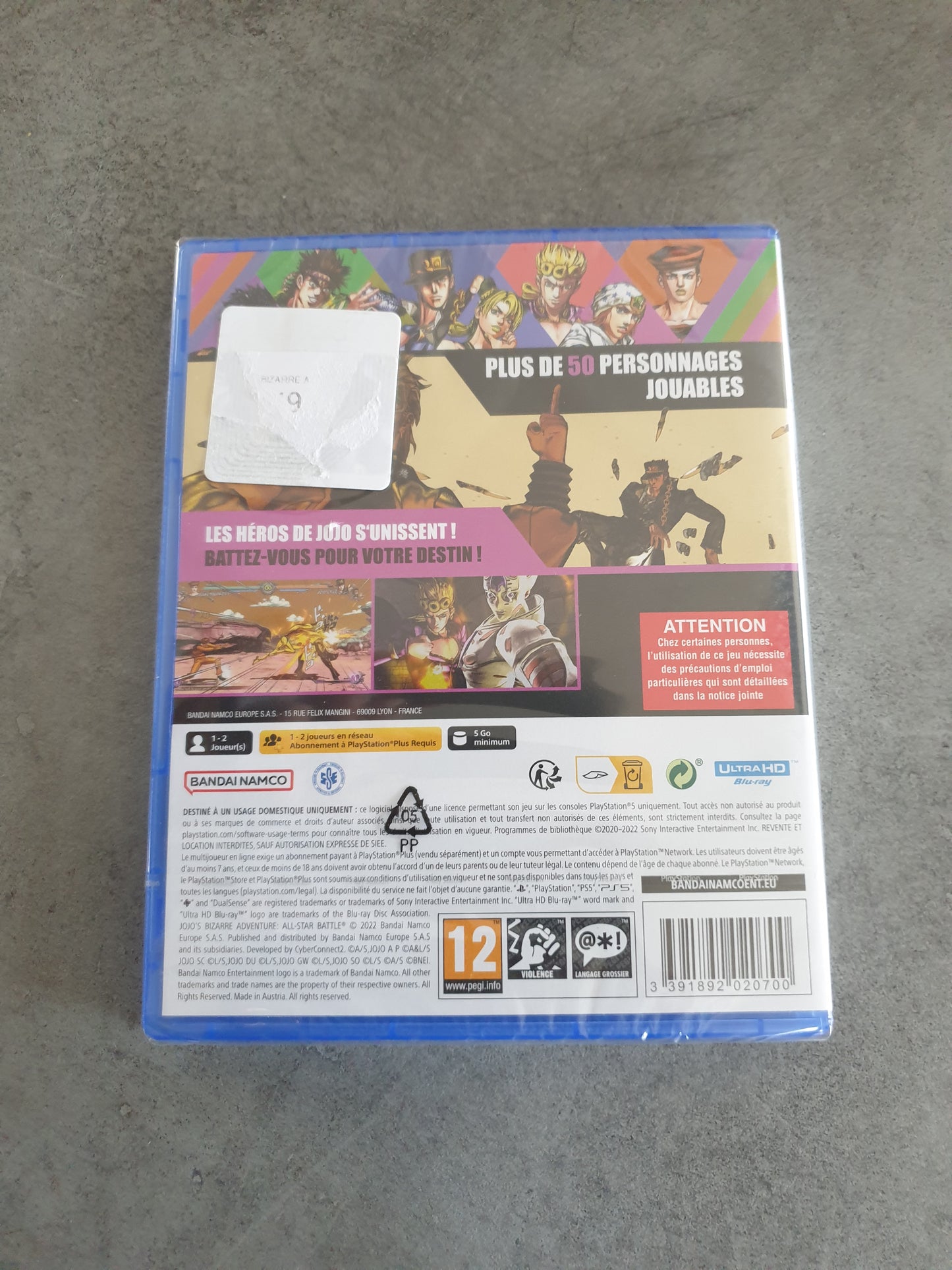 Jeux Playstation 4 / PS4 / PS5 - Jojo's Bizarre Adventure - Neuf - FR/VF