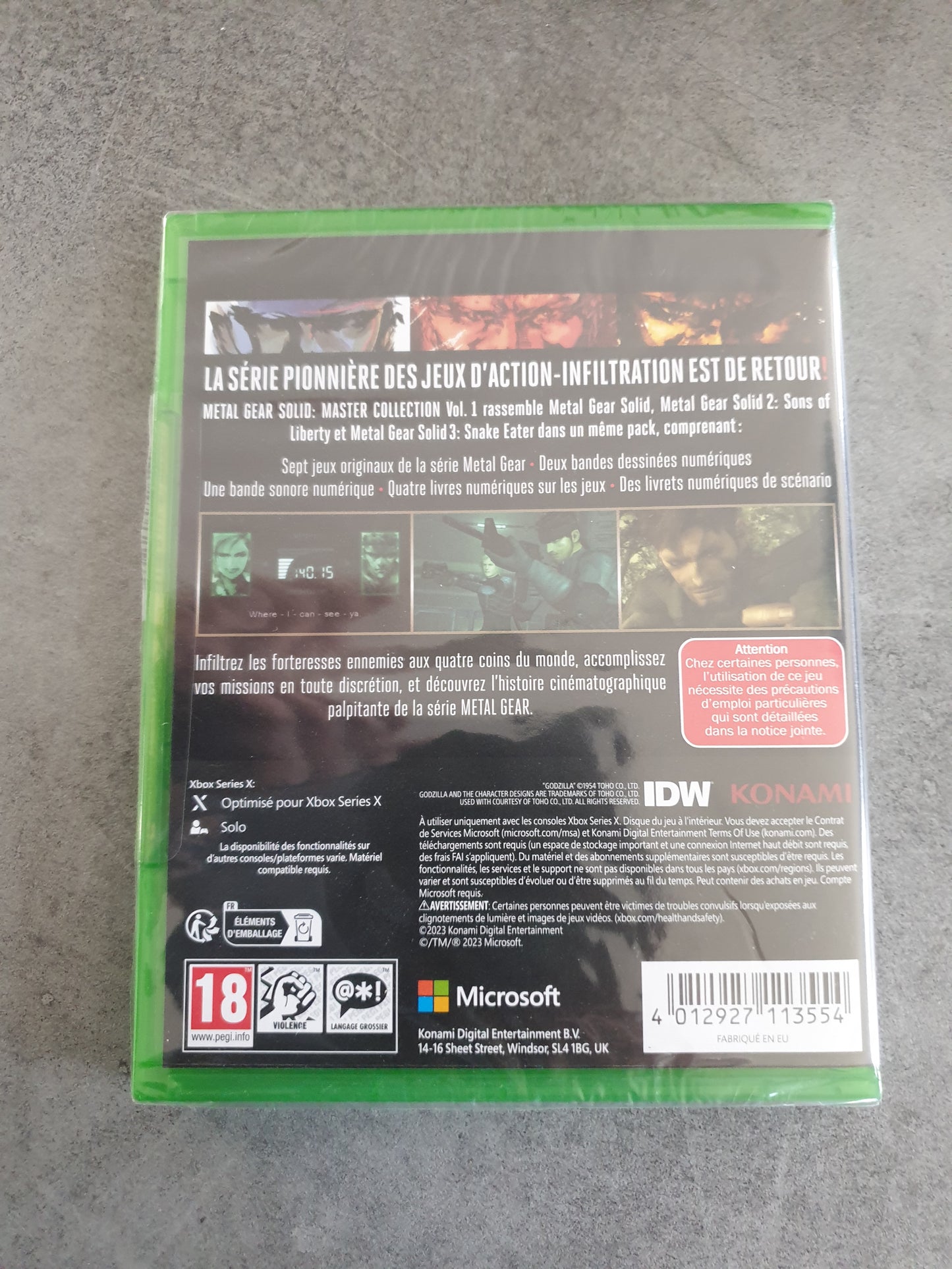 Metal Gear Solid Master Collection Vol. 1 - Xbox (Microsoft Xbox Series X S)