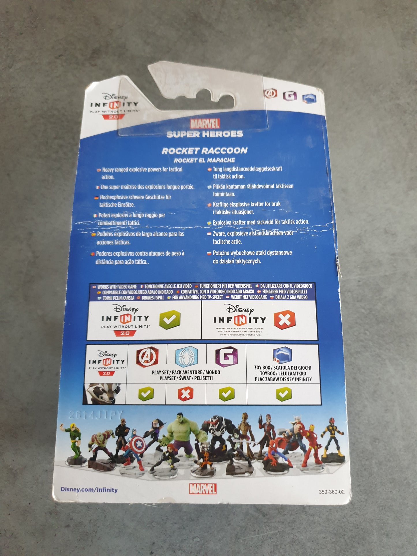 Rocket Raccoon Disney Infinity 2.0 MARVEL Super Heroes - Neuf / New & Selead