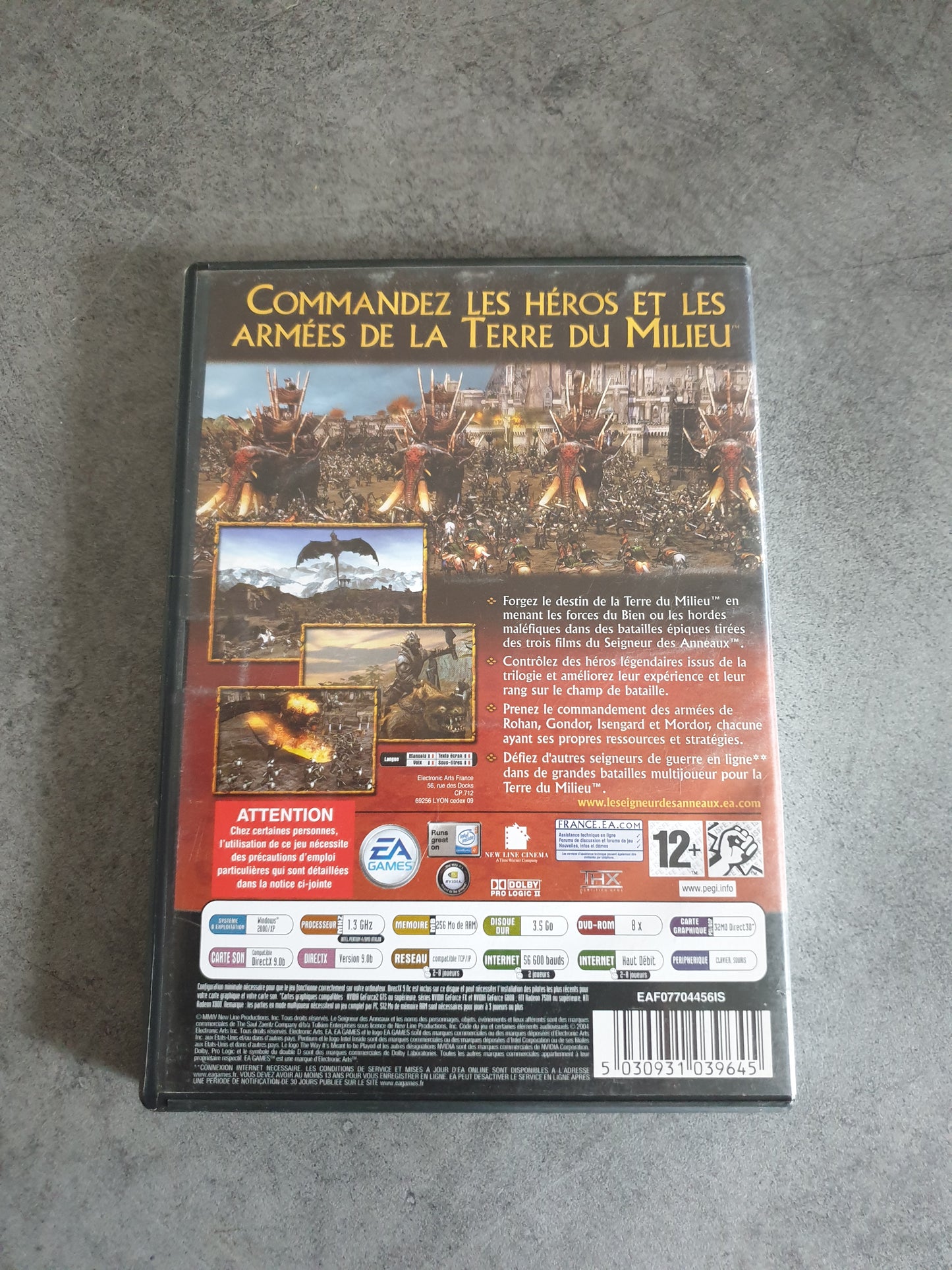 Le Seigneur Des Anneaux : La Bataille Pour La Terre Du Milieu - PC - Complet - FR