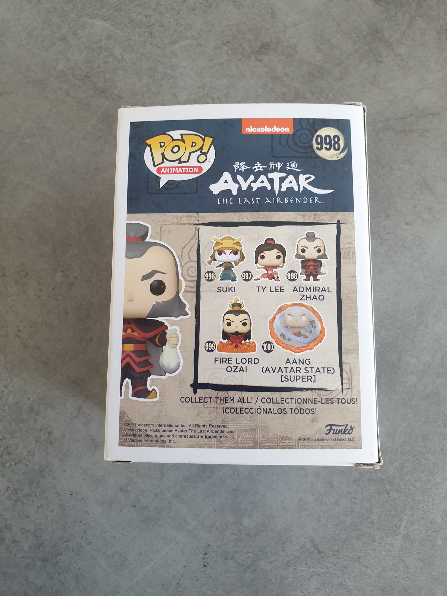 Funko Pop! - Nickelodeon - Avatar the last airbender Admiral Zhao - n° 998