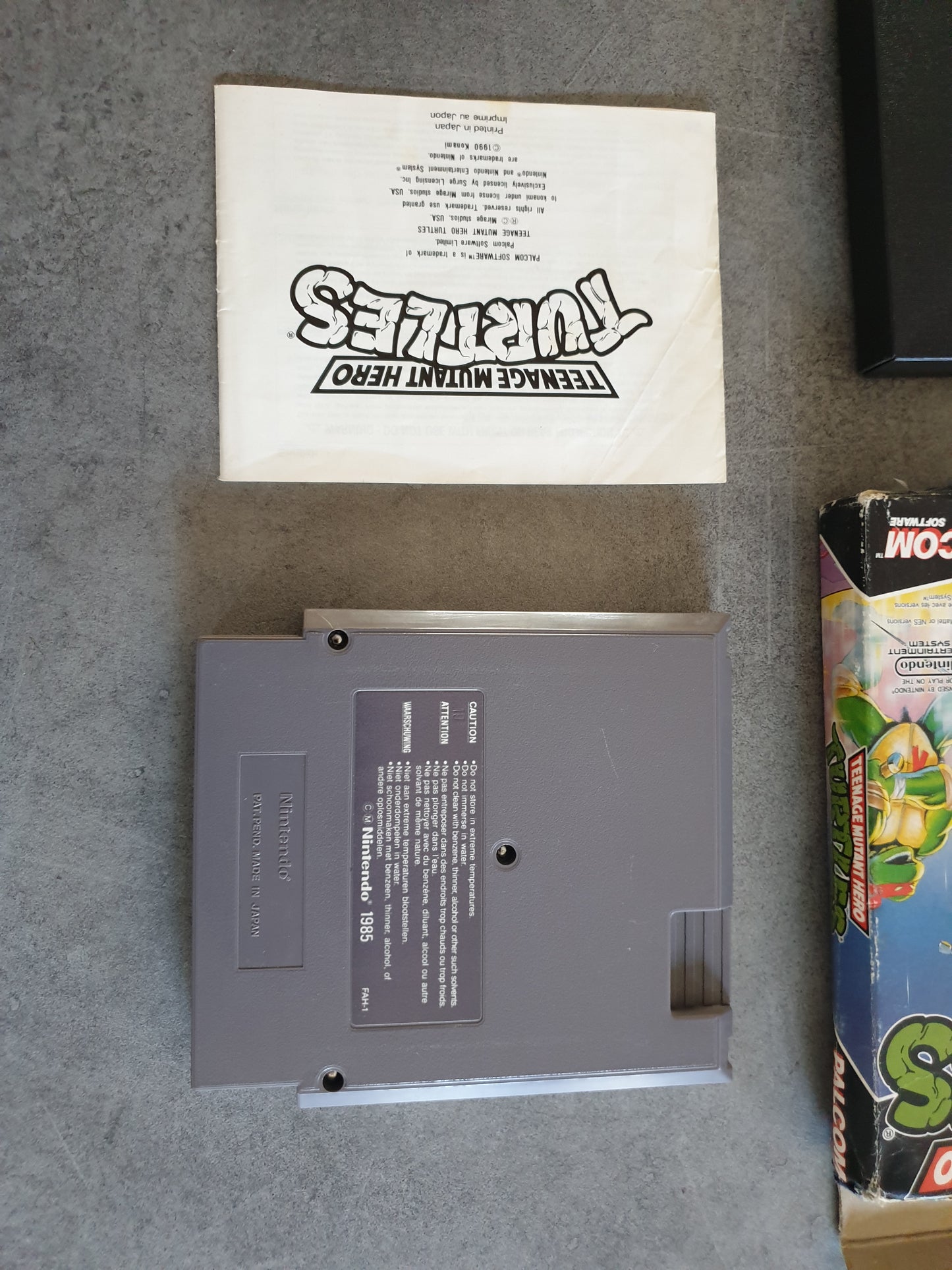 Teenage Mutant Hero Turtles - Nintendo NES - Complet Pal Fra TMNT