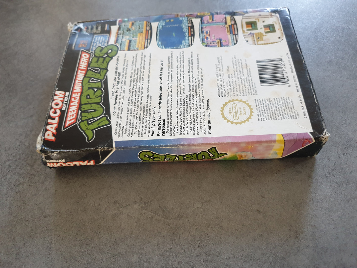 Teenage Mutant Hero Turtles - Nintendo NES - Complet Pal Fra TMNT