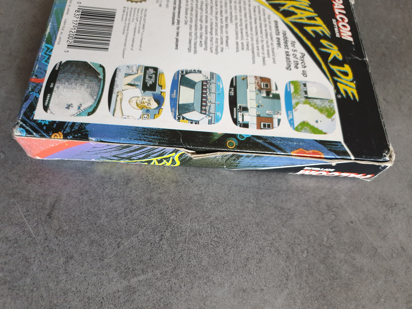 Skate or die - Nintendo NES - Sans notice PAL B