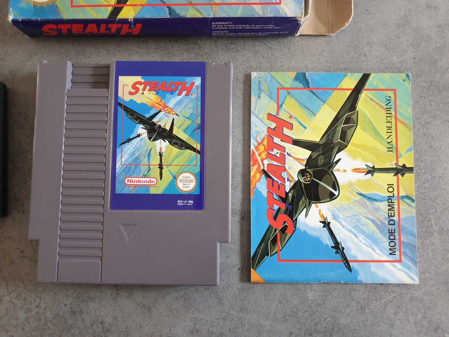 Stealth Nintendo Nes Pal Fah En Boîte Complet