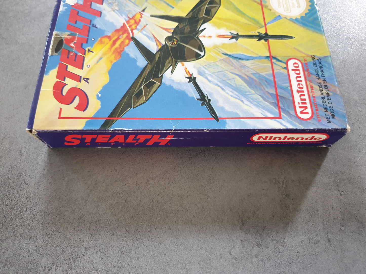 Stealth Nintendo Nes Pal Fah En Boîte Complet