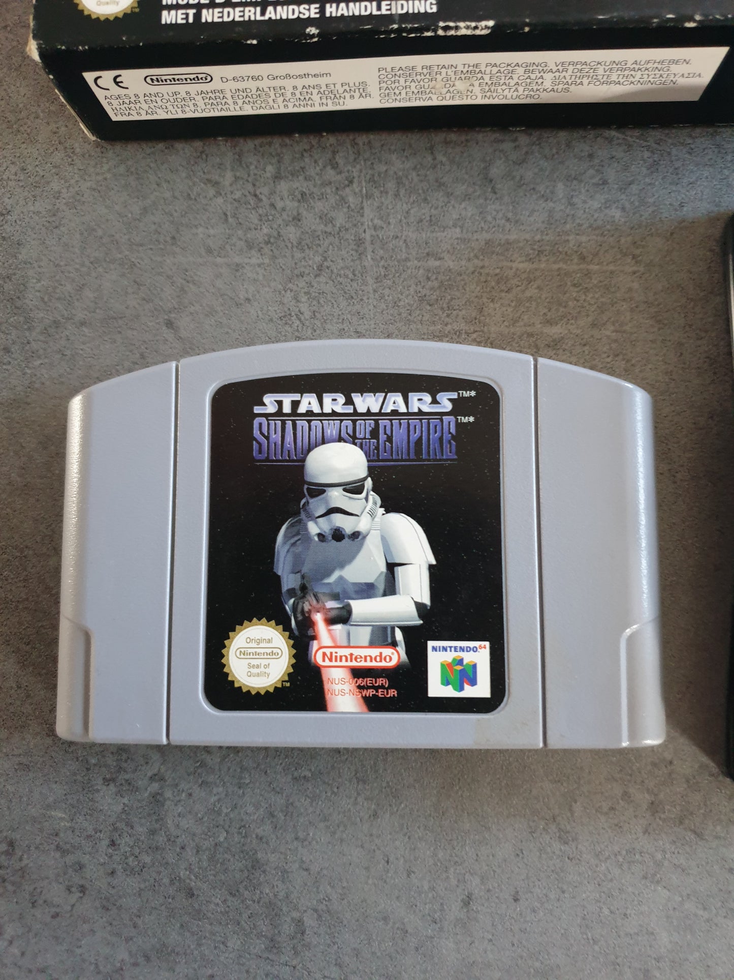 Star Wars Shadow of the Empire - Nintendo 64 N64 - PAL EUR - Sans Notice
