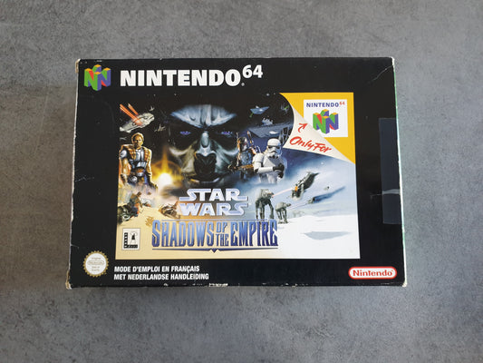 Star Wars Shadow of the Empire - Nintendo 64 N64 - PAL EUR - Sans Notice