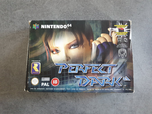 Perfect Dark - Nintendo 64 N64 Rare - Complet - PAL EUR