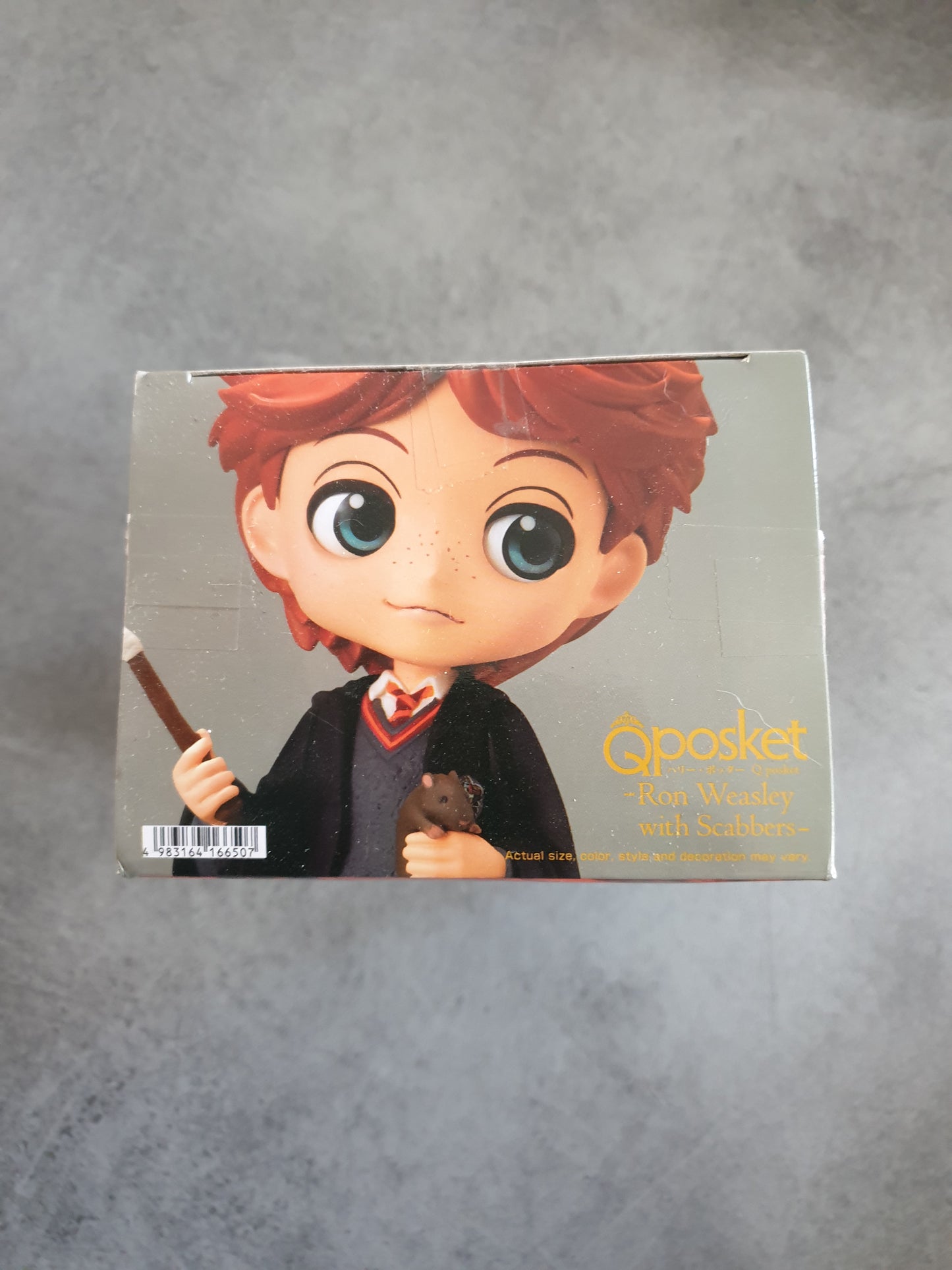 Figurine Banpresto Q Posket Harry Potter - Ron Weasley with Scabbers - Neuve Bandai