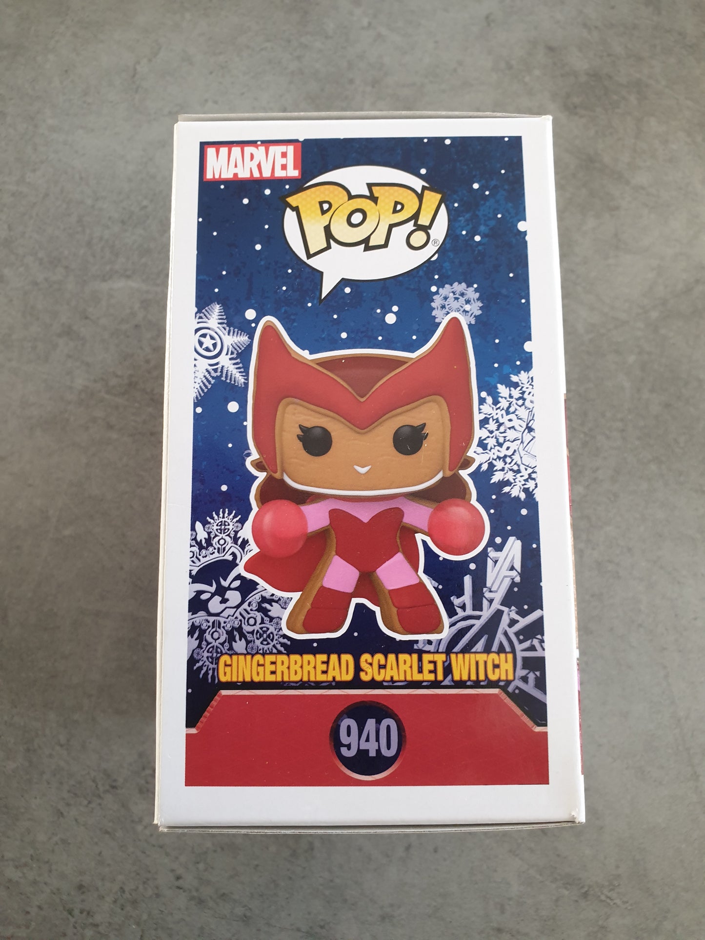 Funko Pop ! Holiday Marvel : Gingerbread Scarlet Witch n°940 - Neuf