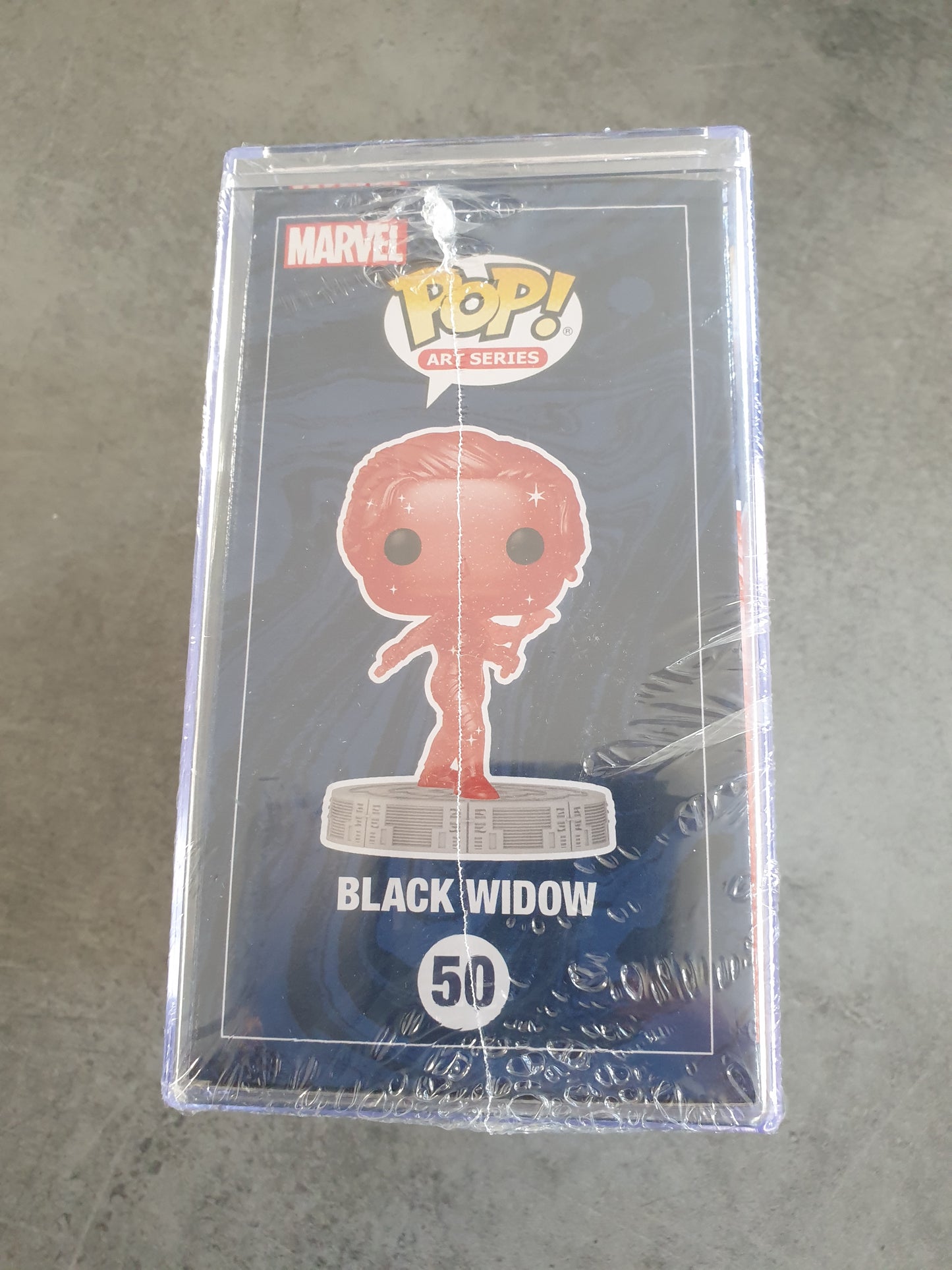 Figurine Funko Pop! Black Widow - art Series Marvel The Infinity Saga n°50 + Hard Box - Neuf