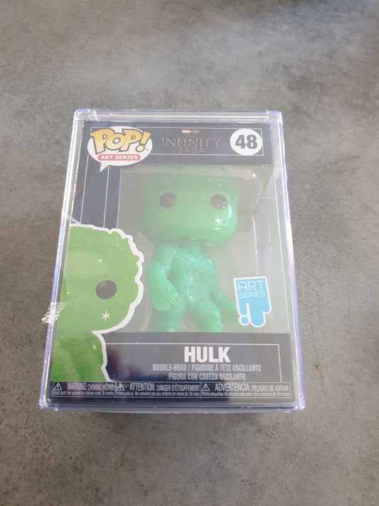 Figurine Funko Pop! Hulk art Series Marvel The Infinity Saga n°48 + Hard Box - Neuf