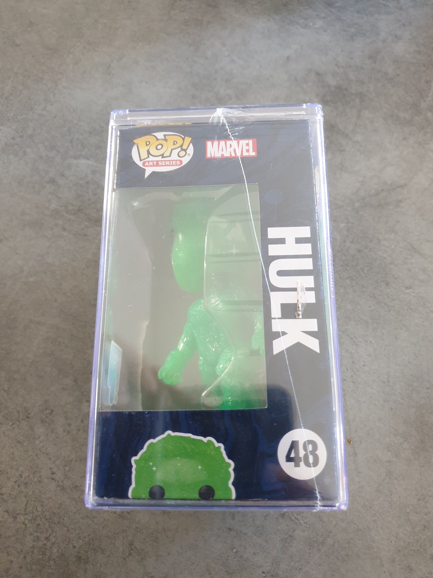 Figurine Funko Pop! Hulk art Series Marvel The Infinity Saga n°48 + Hard Box - Neuf