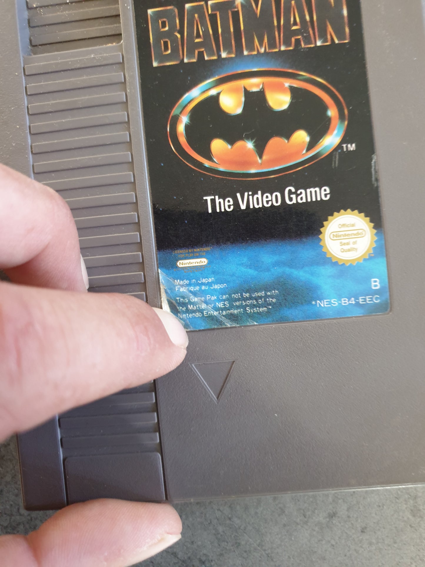 Batman The Video Game - Nintendo NES - PAL B EEC - Etiquette Décollée