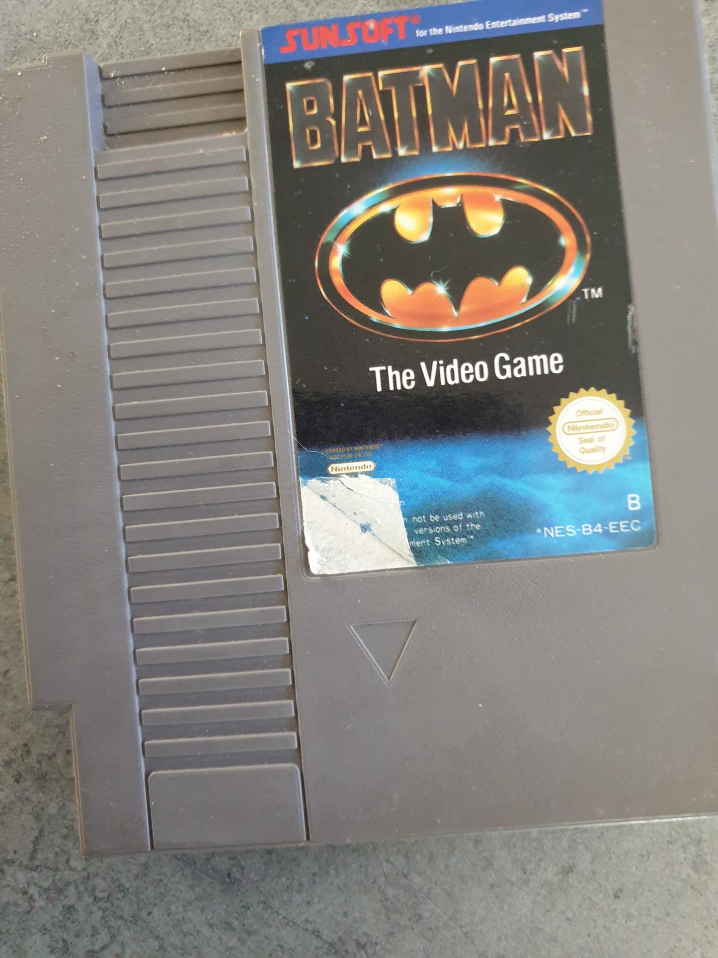 Batman The Video Game - Nintendo NES - PAL B EEC - Etiquette Décollée