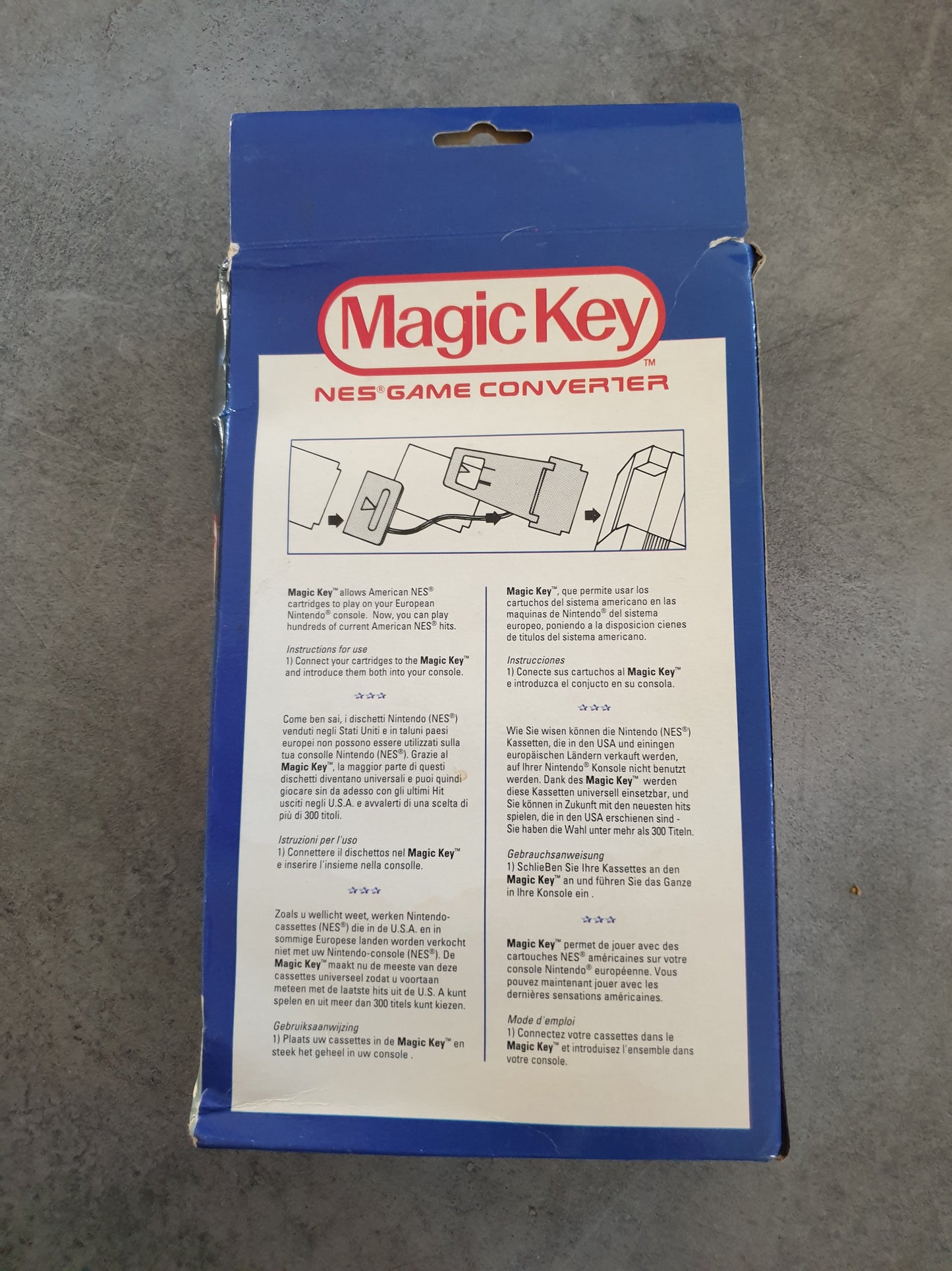 Magic Key NES Game Converter Adapter : PAL A B NTSC