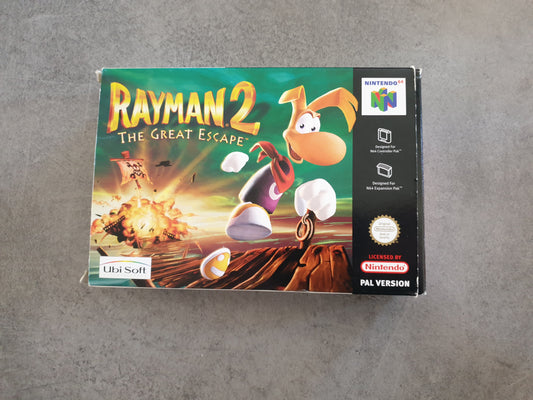 Rayman 2 : the Great Escape - Nintendo 64 N64 - PAL EUR - Complet avec carte