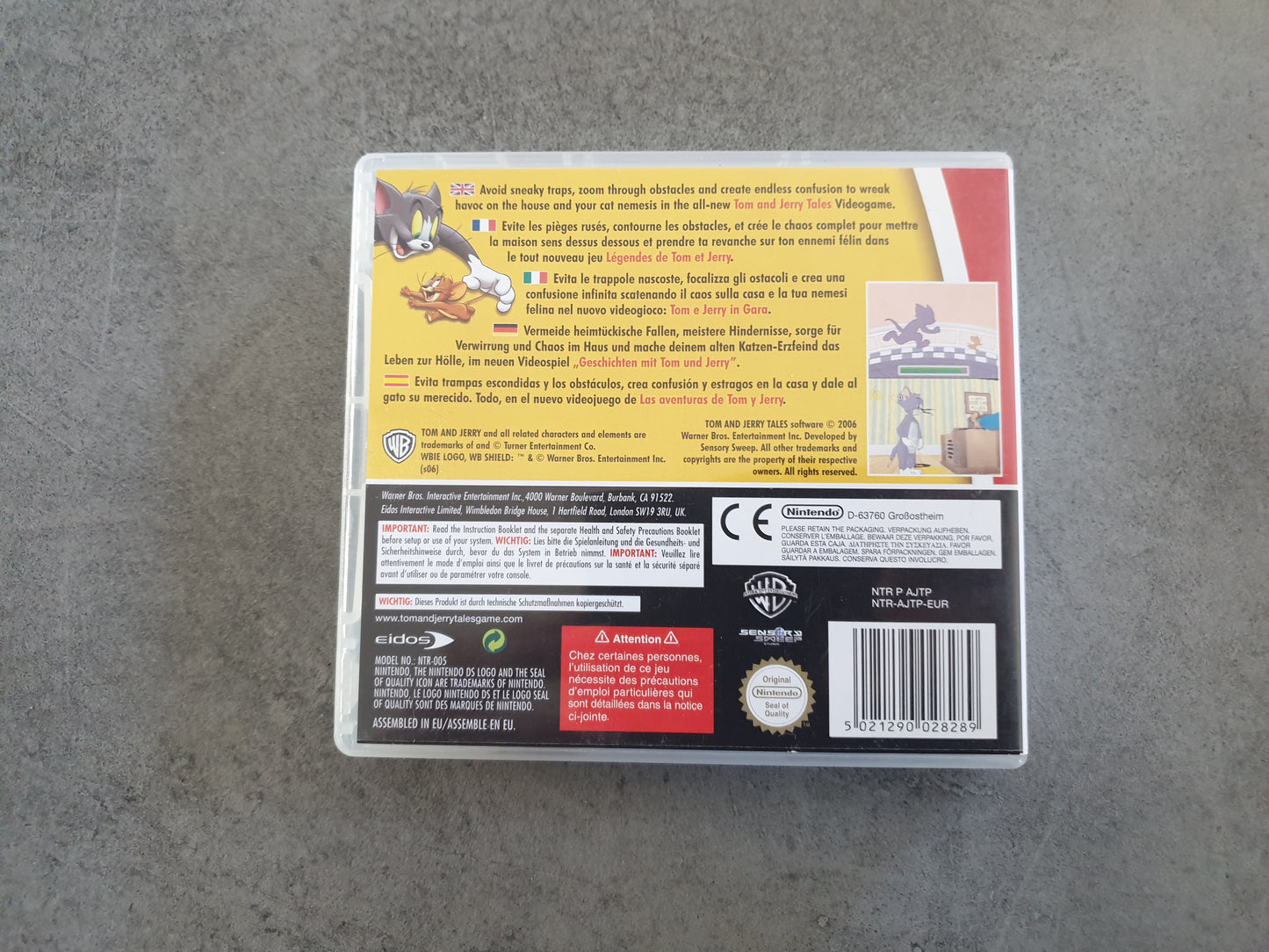 Tom Jerry Tales - Nintendo DS - Complet Pal Fr