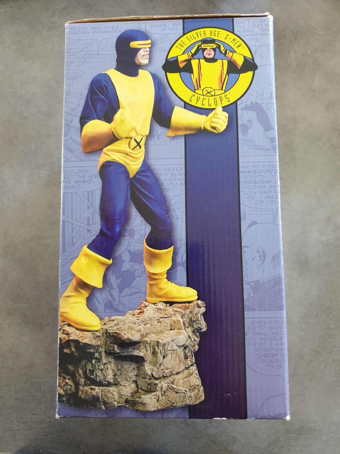 The Silver Xmen Marvel Cyclops Limited Edition 3000 Diamond Select Collectable