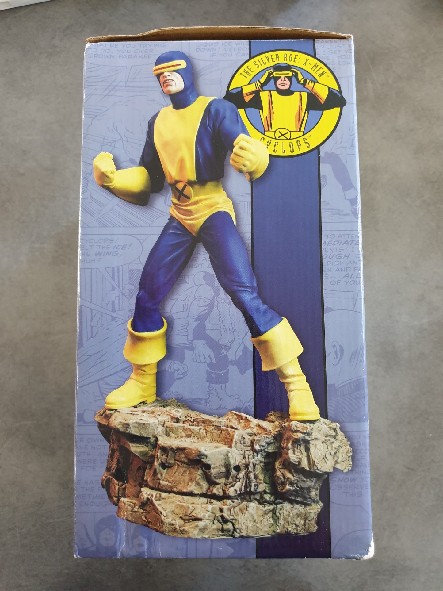 The Silver Xmen Marvel Cyclops Limited Edition 3000 Diamond Select Collectable