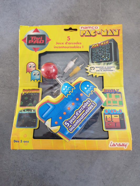 console joystick manette Pac Man TV plug Namco - Borne Arcade Rétro - Neuf Scellé VF