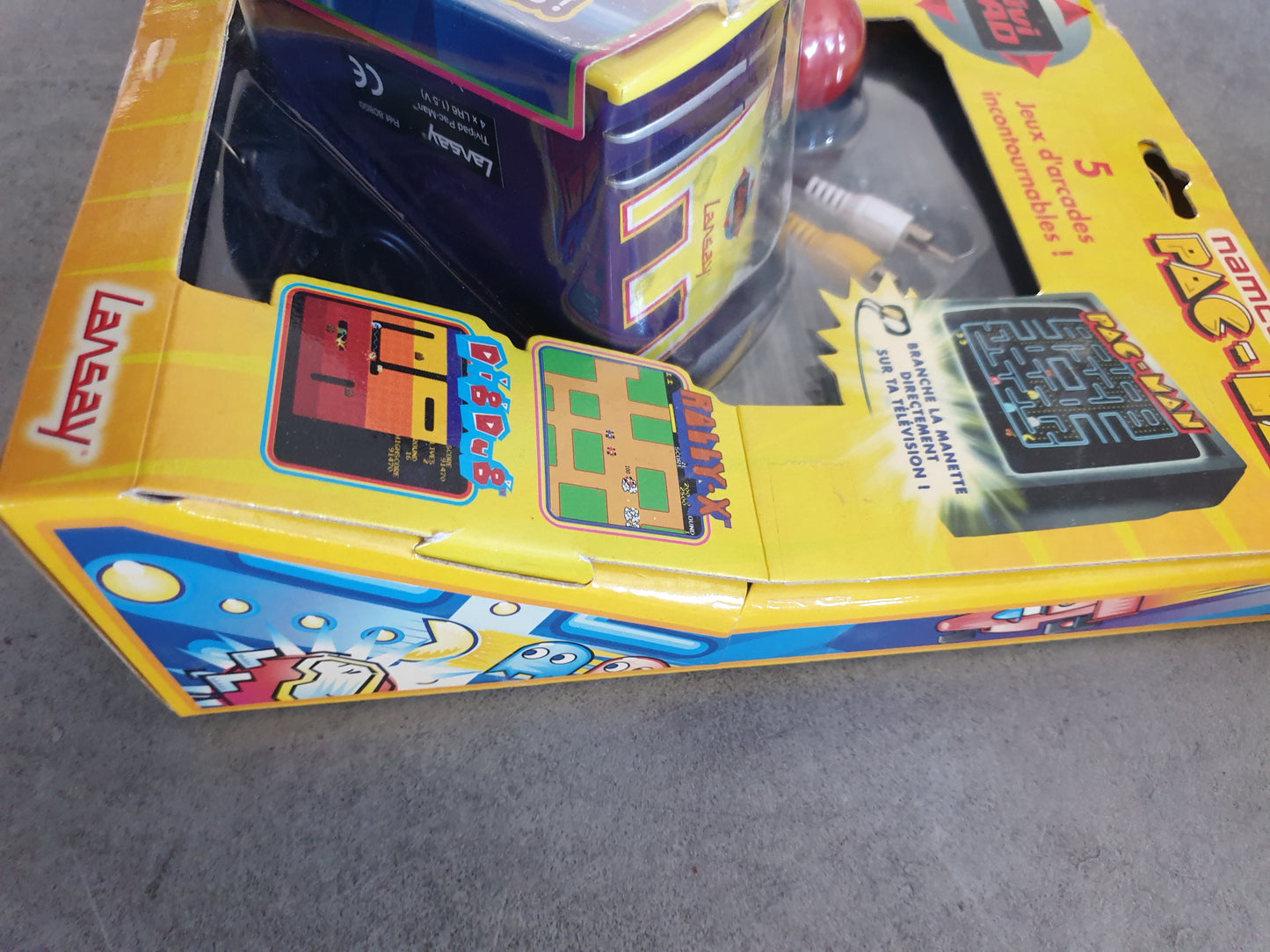 console joystick manette Pac Man TV plug Namco - Borne Arcade Rétro - Neuf Scellé VF