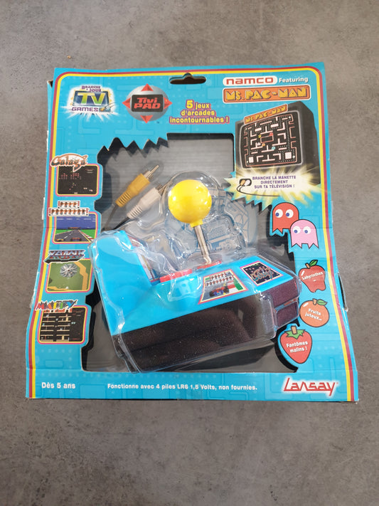 console joystick manette Ms Pac Man TV plug Namco - Borne Arcade Rétro - Neuf Scellé VF