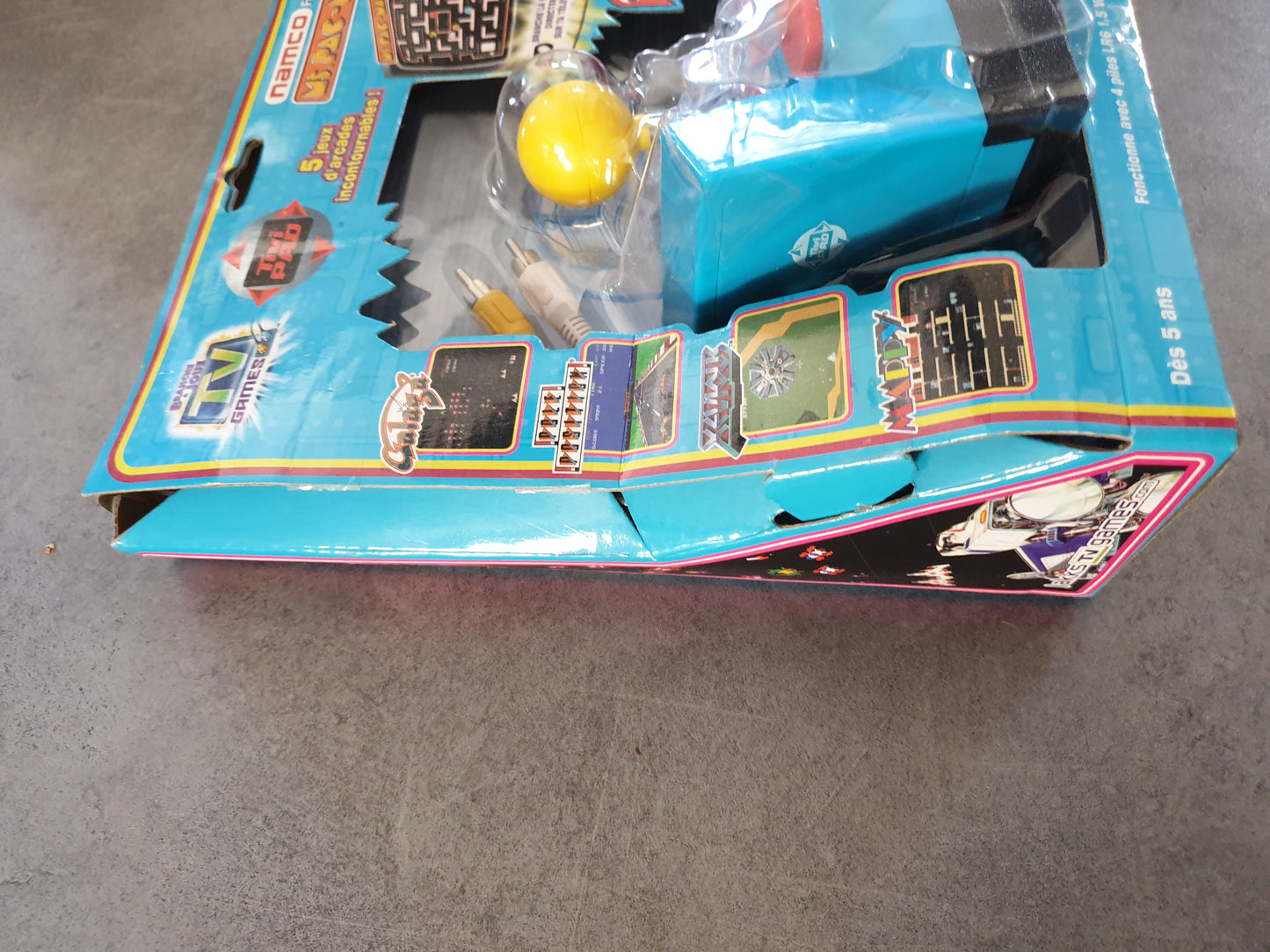 console joystick manette Ms Pac Man TV plug Namco - Borne Arcade Rétro - Neuf Scellé VF