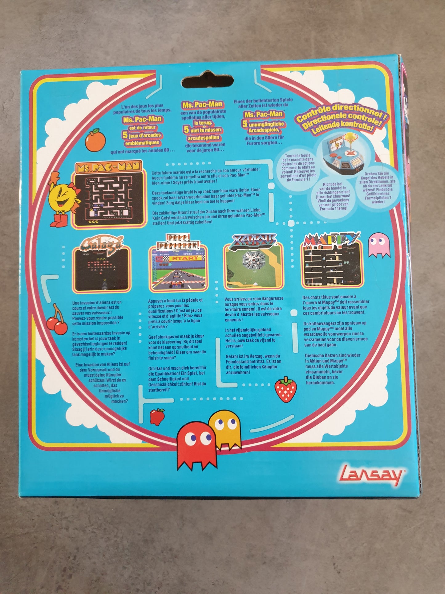 console joystick manette Ms Pac Man TV plug Namco - Borne Arcade Rétro - Neuf Scellé VF