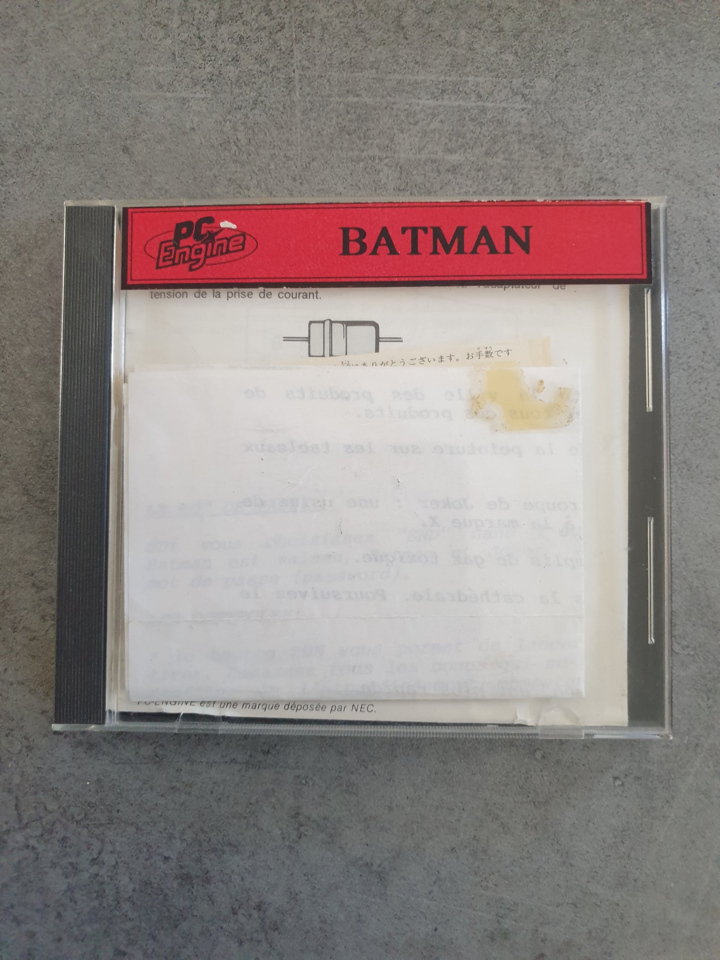 Batman - PC Engine - HuCARD Sunsoft