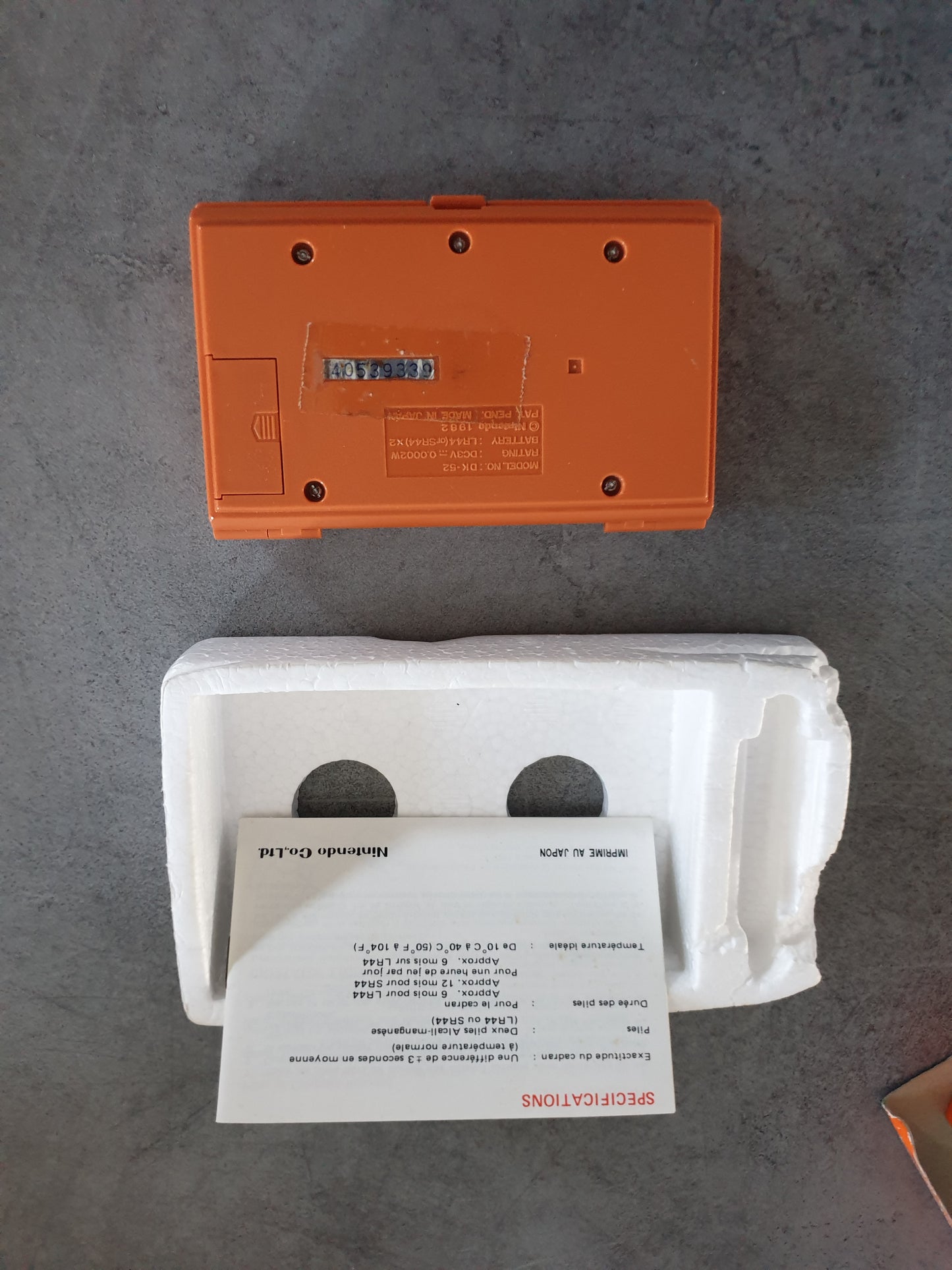 Game Watch Multi screen Donkey kong DK 52 nintendo 1982