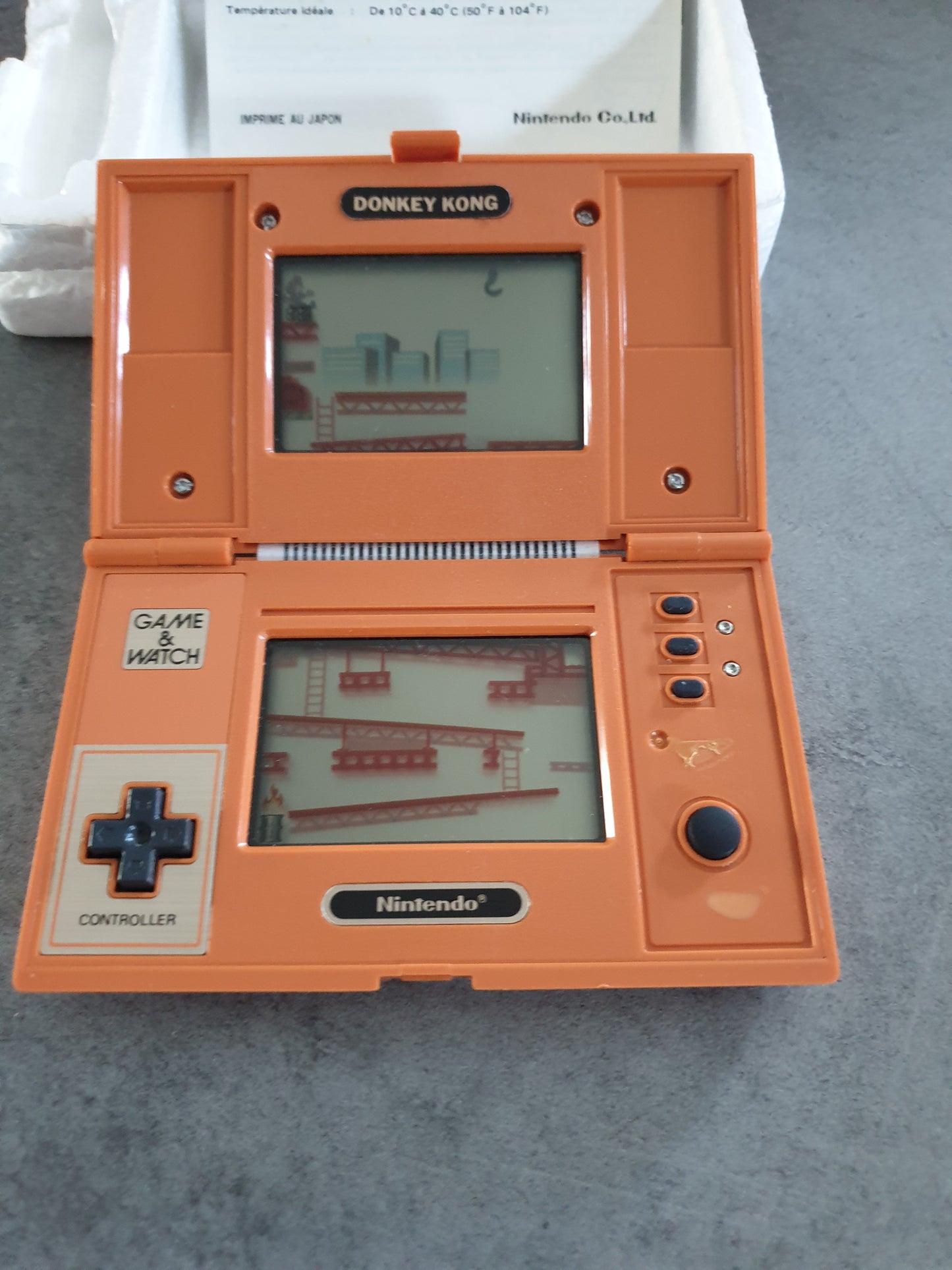 Game Watch Multi screen Donkey kong DK 52 nintendo 1982